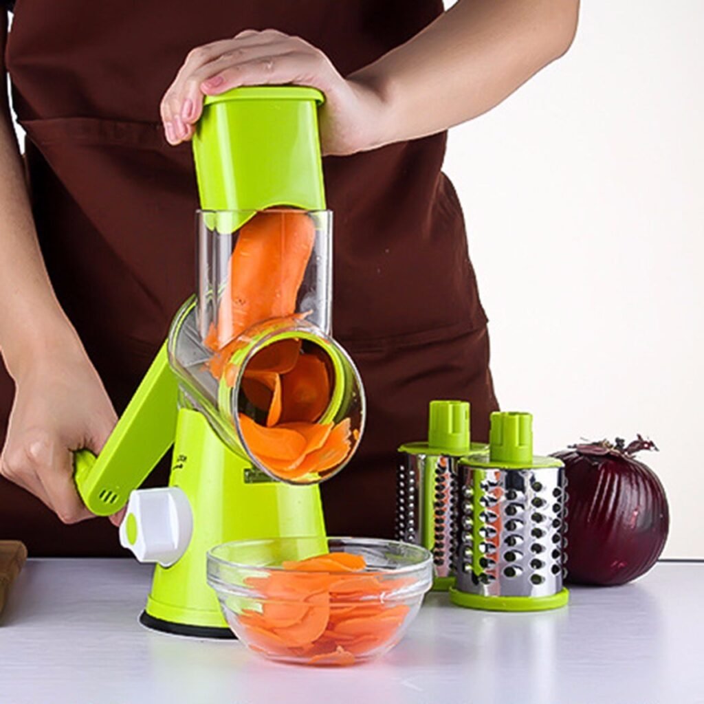 3-in-1 Manual Vegetable Slicer & Shredder