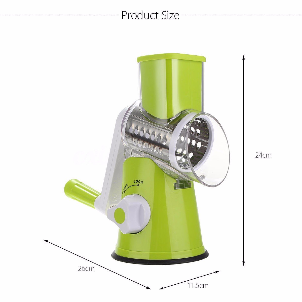3-in-1 Manual Vegetable Slicer & Shredder - Image 2