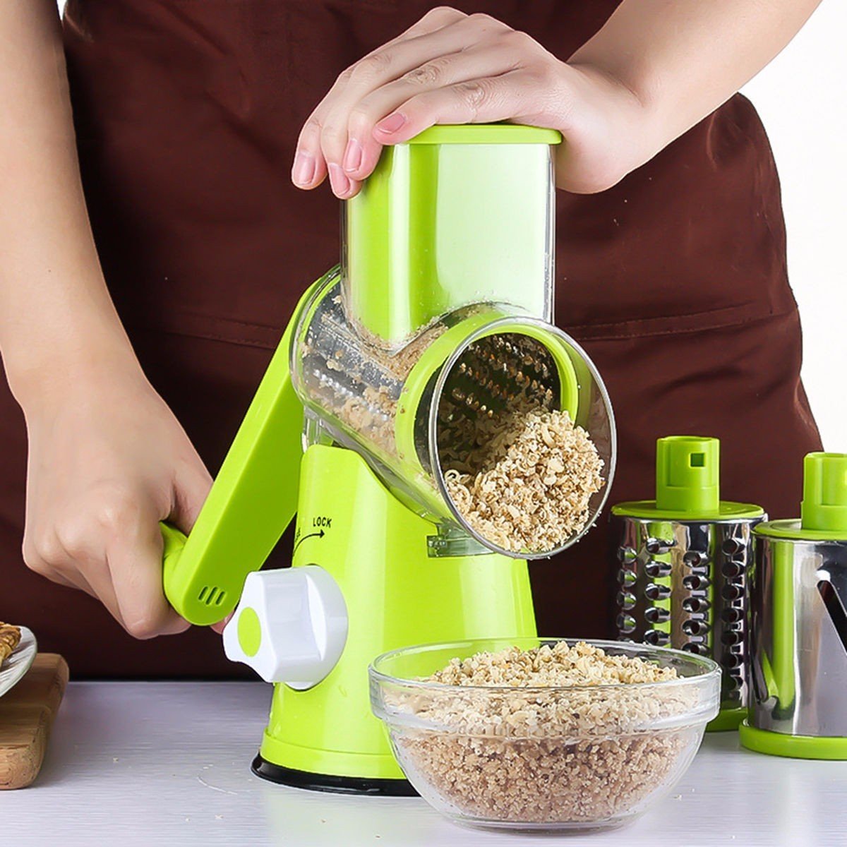 3-in-1 Manual Vegetable Slicer & Shredder - Image 5