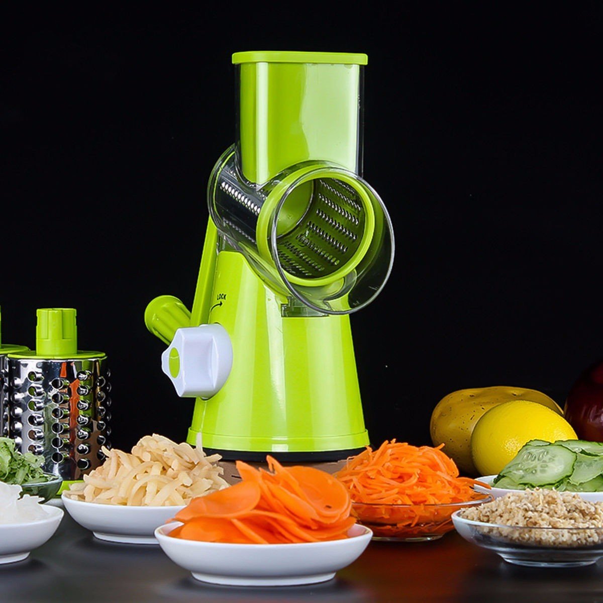 3-in-1 Manual Vegetable Slicer & Shredder - Image 6
