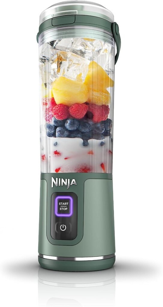 Ninja Blast Portable Blender, Cordless, 18oz Vessel, Forest Green, BC151EM
