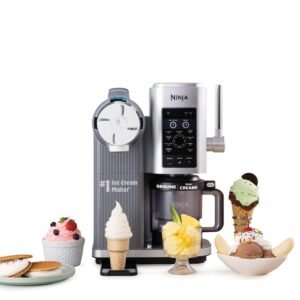 Ninja CREAMi Scoop & Swirl 13-in-1 Ice Cream and Soft Serve Maker, NC701