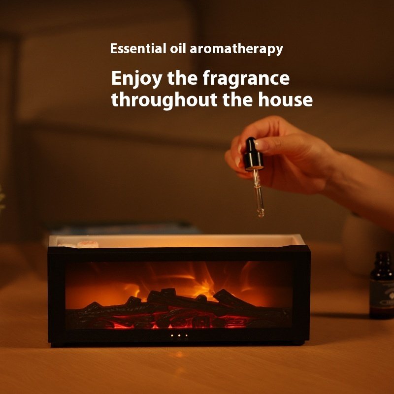 Flame Aroma Diffuser & Humidifier with 7-Color LED - Image 3