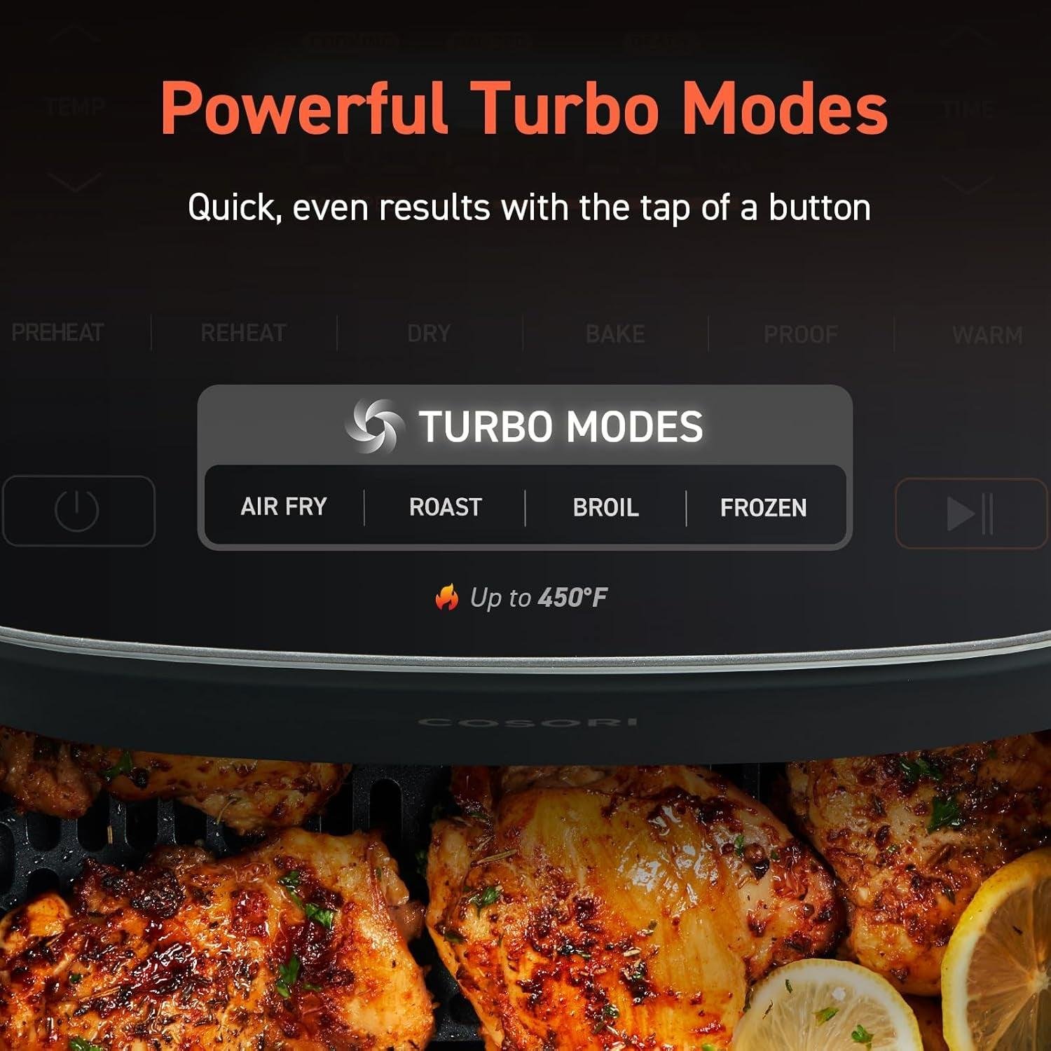 COSORI TurboBlaze Air Fryer, 9-in-1, 6 Qt, PFAS-Free Ceramic Coating - image 4