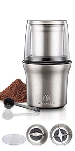 DR MILLS DM-7441W Electric Coffee and Spice Grinder – 150W, SUS304 Stainless Steel, White - image 6
