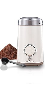 DR MILLS DM-7441W Electric Coffee and Spice Grinder – 150W, SUS304 Stainless Steel, White - image 3
