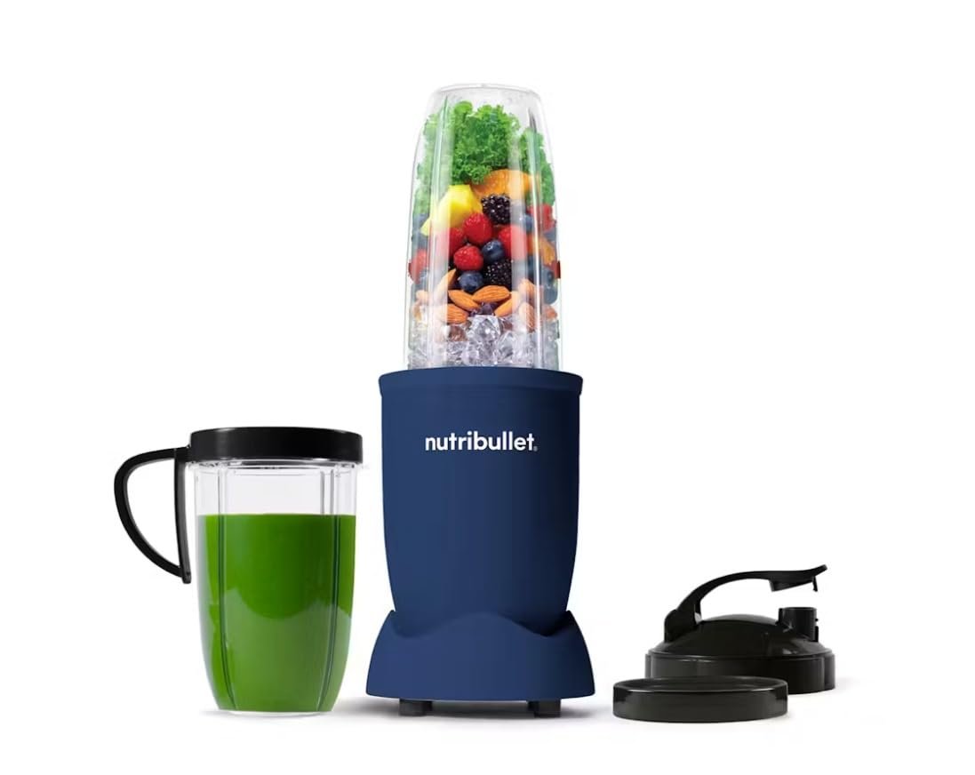 Amazon.com: nutribullet Personal Blender, 600W, 24oz Cup, 18 oz Cup, NBR-0601WM | 600-watt base blends smoothies, shakes & frozen drinks. Includes (2) Cups (1) Travel Lid. Dishwasher safe.: Home & Kitchen - image 2
