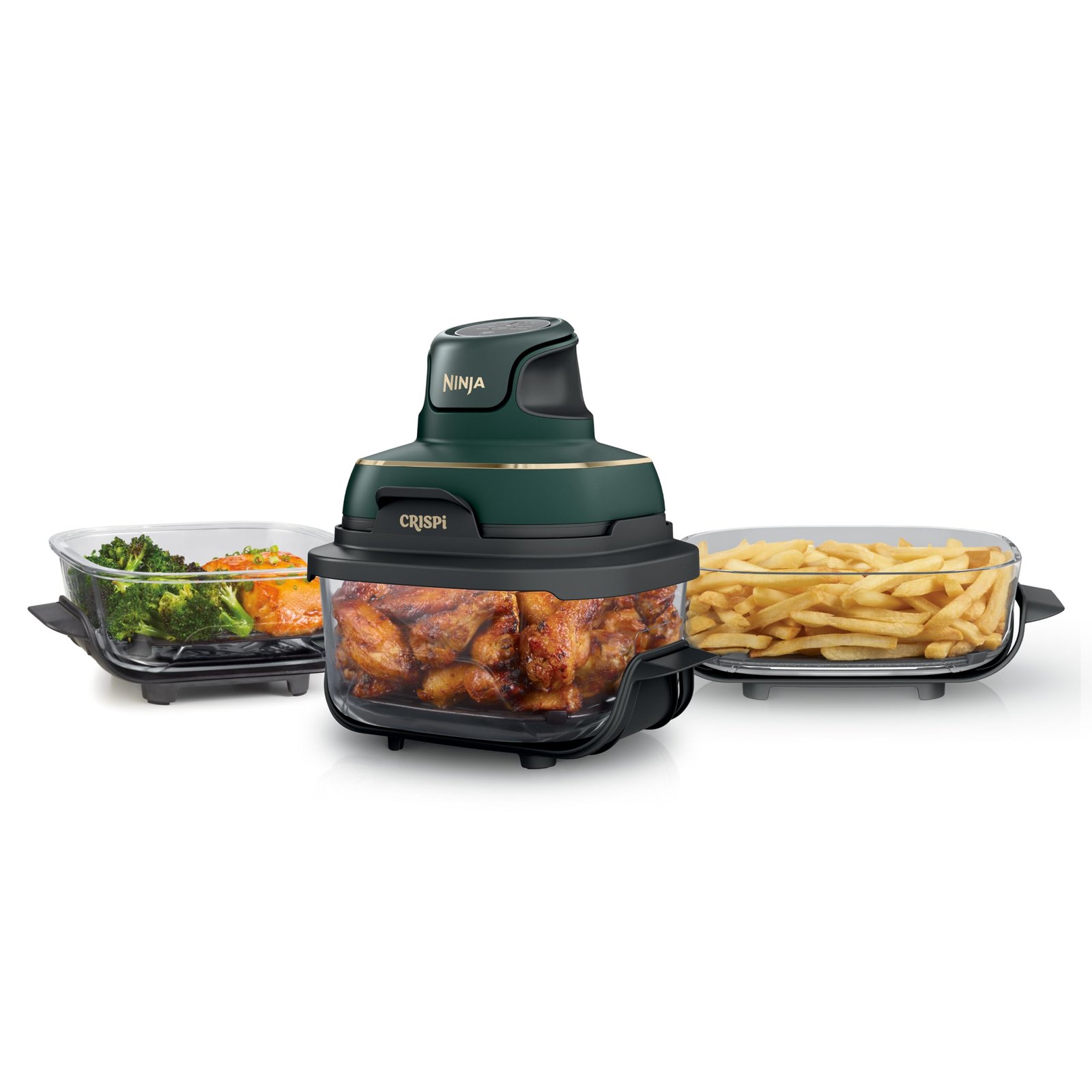 Ninja Crispi FN101ST 4-in-1 Glass Air Fryer in Stone