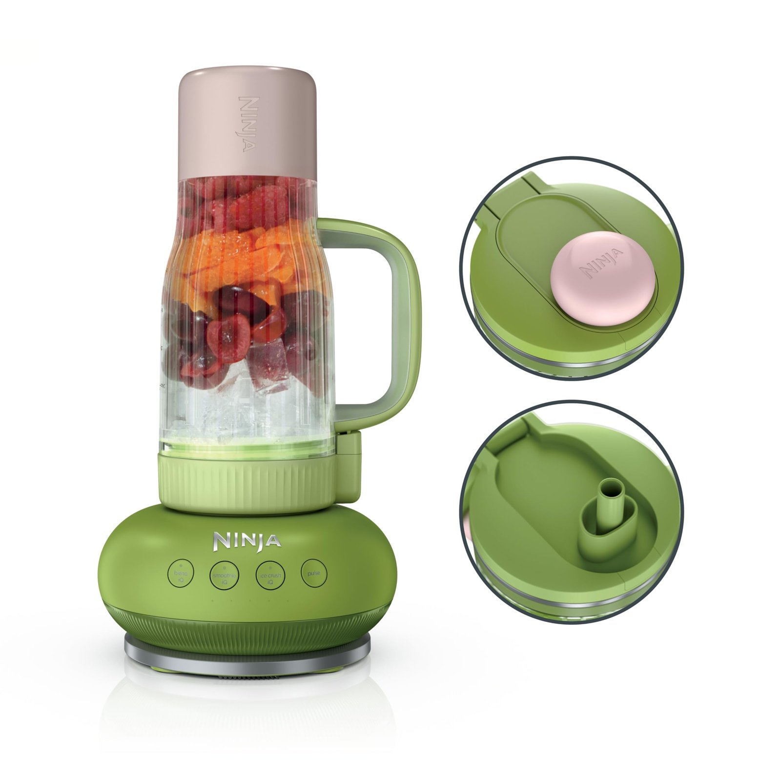 Ninja BlendBOSS Personal Blender, 26 oz Tumbler, 1200 Peak Watts, Pink Peppercorn, DB351PK1BRN - image 10