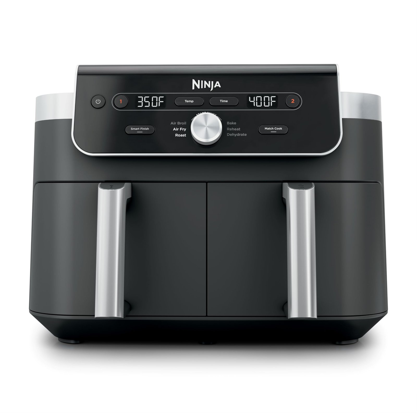 Ninja Foodi 8-Quart DualZone 6-in-1 Air Fryer, Grey, DZ201 - image 4