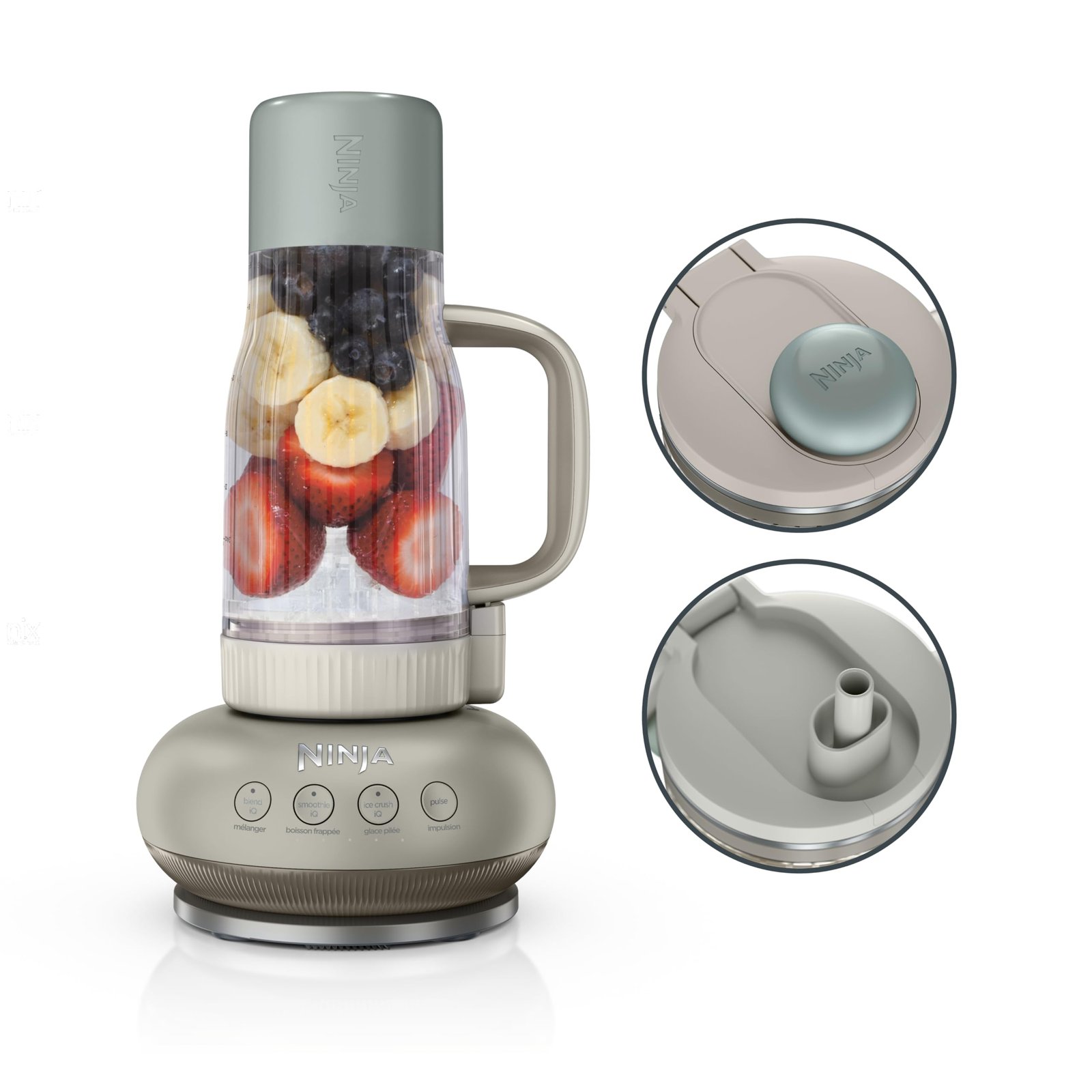 Ninja BlendBOSS Personal Blender, 26 oz Tumbler, 1200 Peak Watts, Pink Peppercorn, DB351PK1BRN - image 11