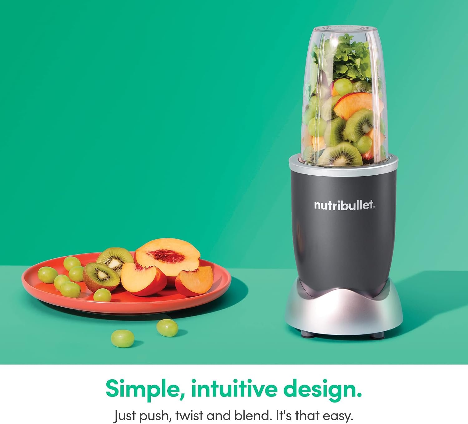 Amazon.com: nutribullet Personal Blender, 600W, 24oz Cup, 18 oz Cup, NBR-0601WM | 600-watt base blends smoothies, shakes & frozen drinks. Includes (2) Cups (1) Travel Lid. Dishwasher safe.: Home & Kitchen - image 13