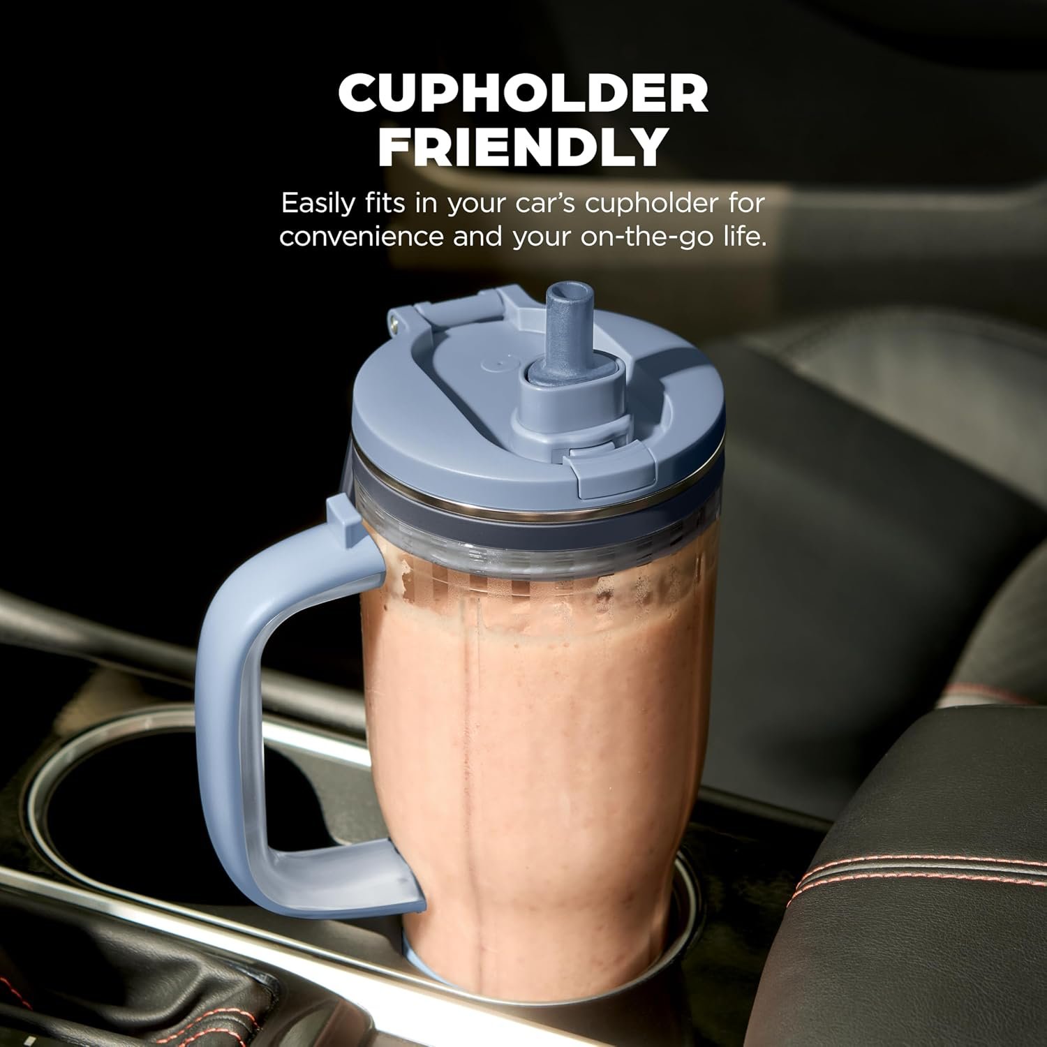 Ninja BlendBOSS Personal Blender, 26 oz Tumbler, 1200 Peak Watts, Pink Peppercorn, DB351PK1BRN - image 9