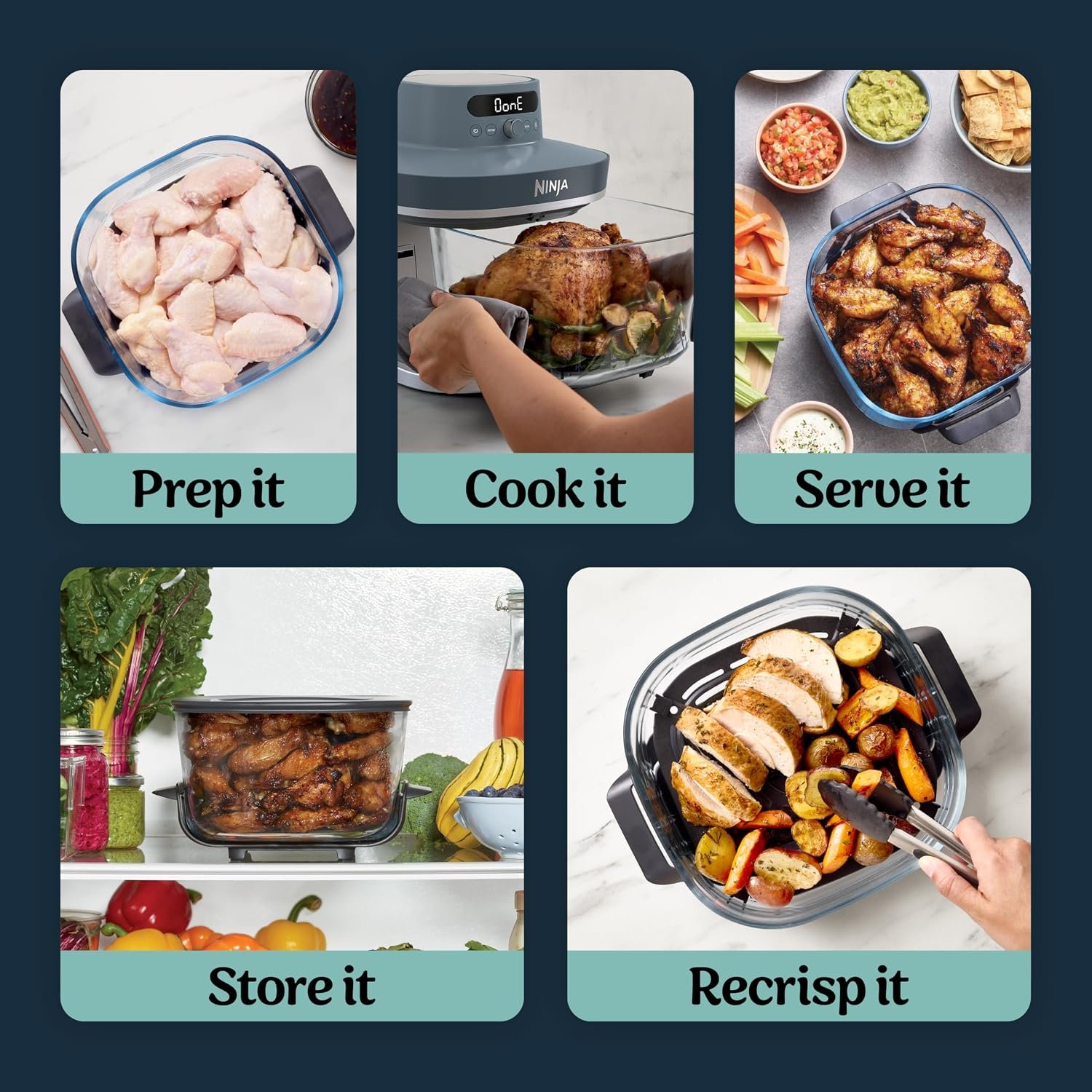 Ninja Crispi Pro Glass Air Fryer Review: 6-in-1 Cooking, Family-Sized Capacity & Glass Containers - image 10
